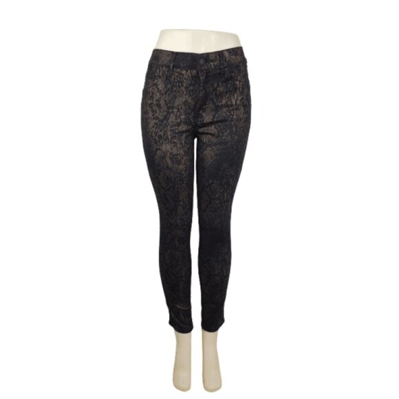 Express Pants - Express women's animal print bronze and black pants size 6R